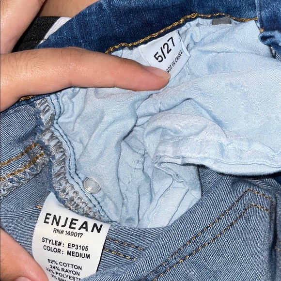 Enjean Stylish Blue Skinny Jeans for Women - Picture 7 of 8